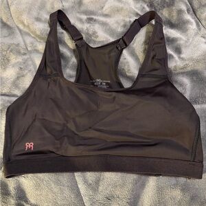 Ruby Ribbon Elegant Black Bra